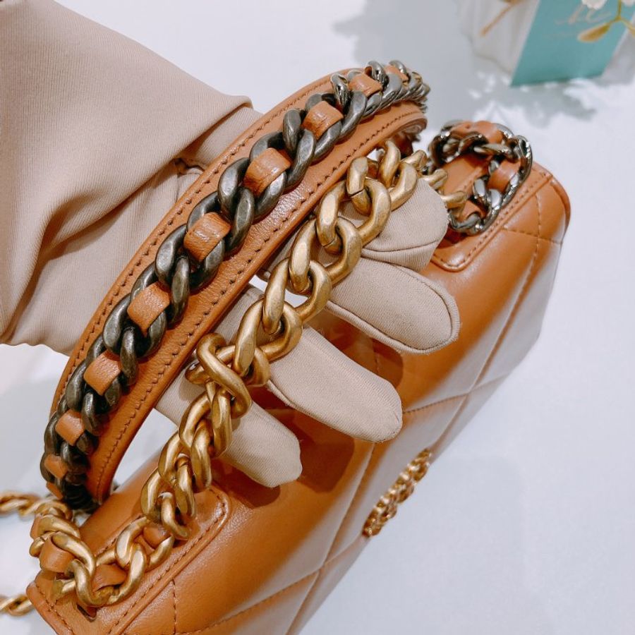 TW4752 Chanel 香奈兒 焦糖啡色小號包19 Wallet On Chain Caramel-10