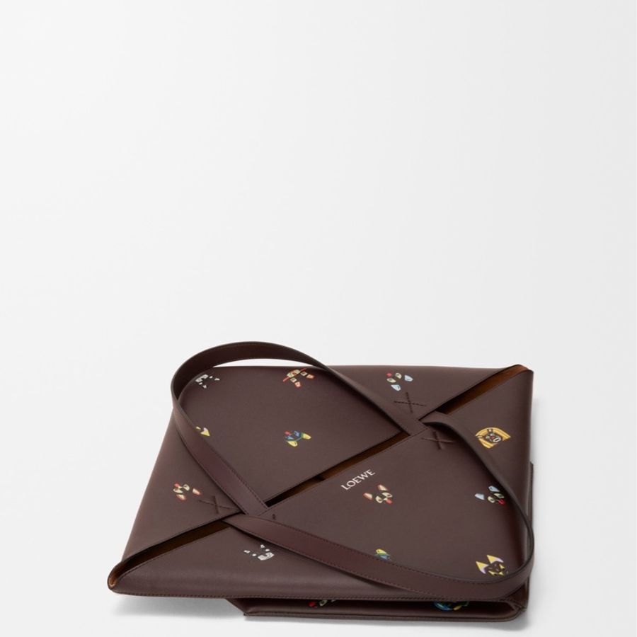 Loewe 女士 Cats XL 拼圖折疊手提包均碼碼42cm*18cm*41cm-5