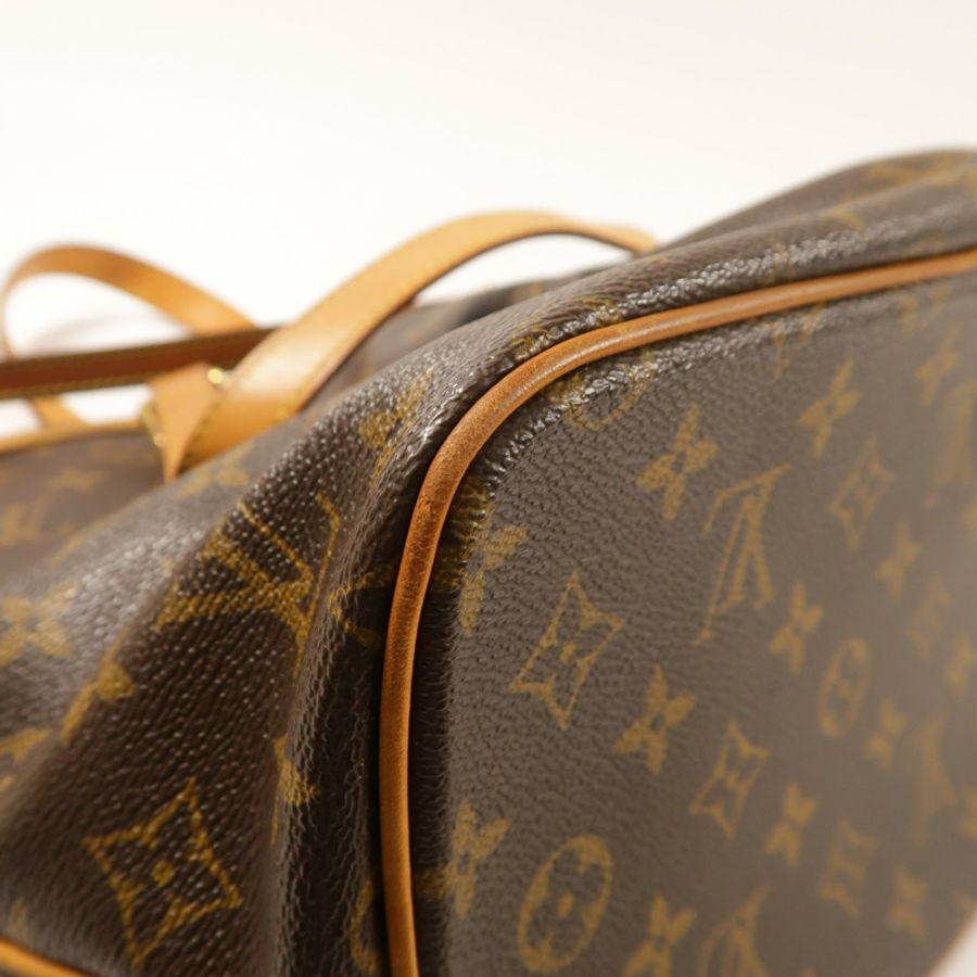 LOUIS VUITTON Monogram Palermo PM金扣手挽肩背兩用袋棕色-10