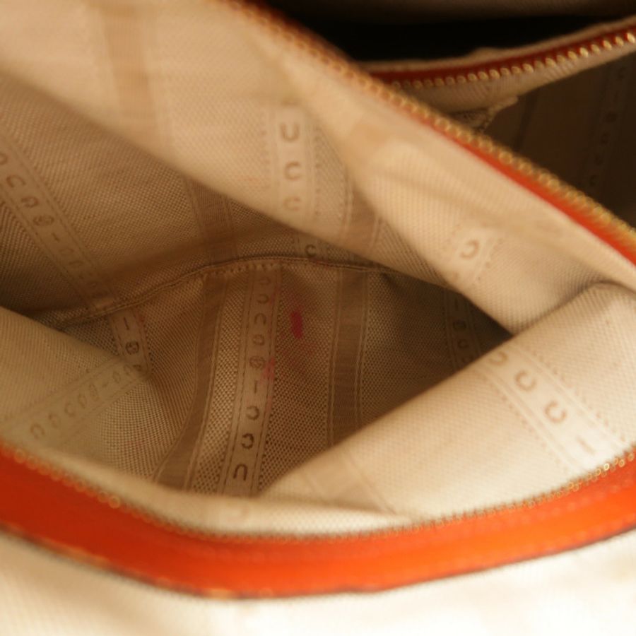 GUCCI 牛皮皮革2 Way Shoulder銀扣手挽肩背兩用袋-13