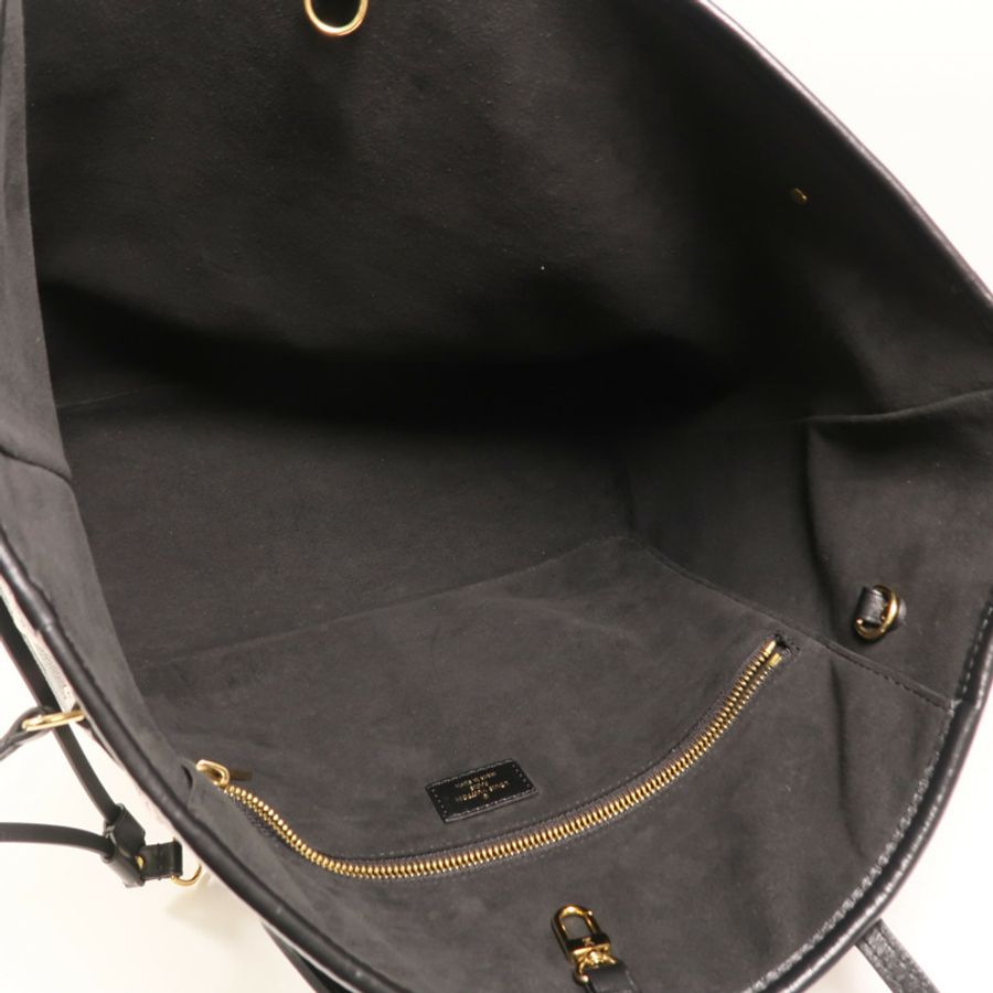 LOUIS VUITTON Monogram Empreinte Neverfull MM金扣手挽袋-4