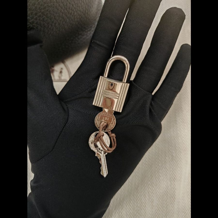 Hermes Picotin 18 黑銀 菜籃子-16