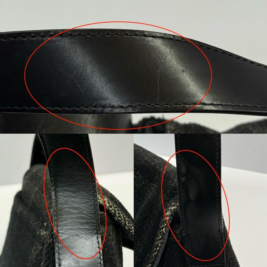 BURBERRY 巴寶莉 黑色毛呢肩背包 NOVA CHECK WOOL-8