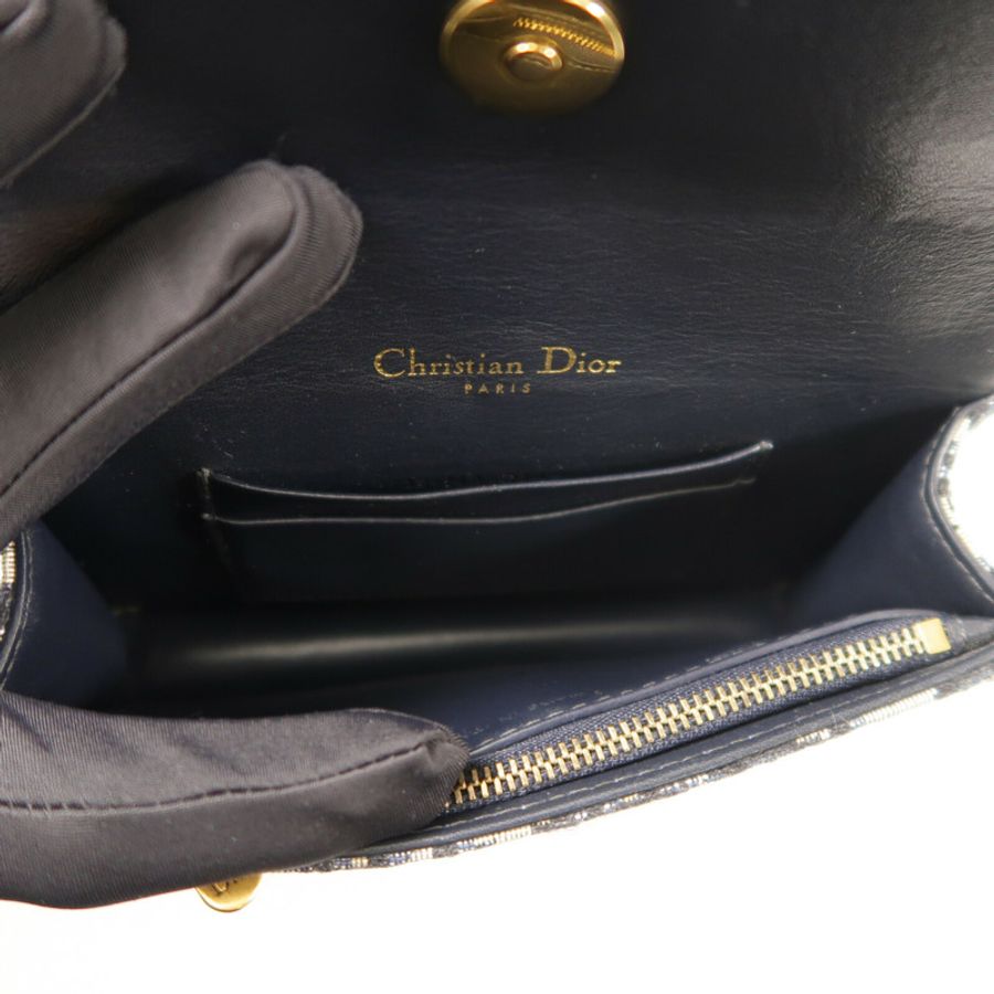 Dior 帆布Saddle Belt Bag金扣腰包-4