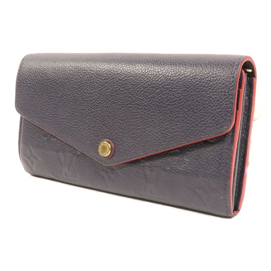LOUIS VUITTON Monogram Empreinte Sarah金扣長錢包-2