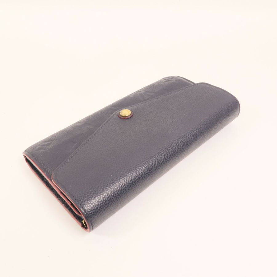 LOUIS VUITTON Monogram Empreinte Sarah金扣長錢包-4