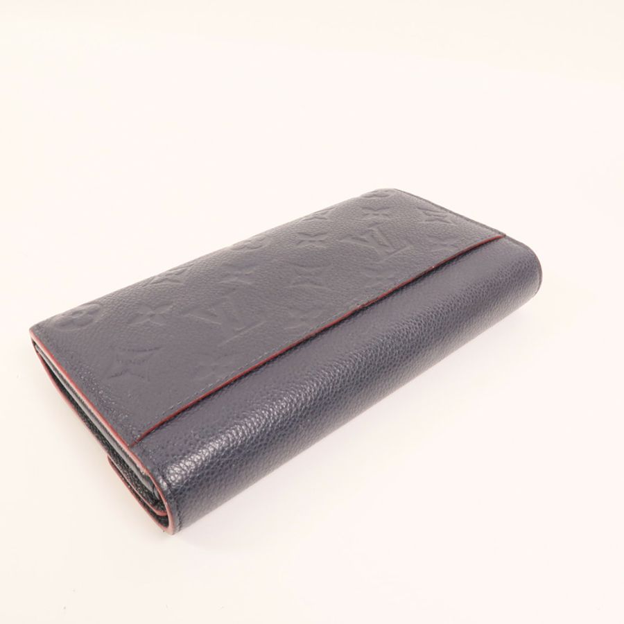 LOUIS VUITTON Monogram Empreinte Sarah金扣長錢包-5