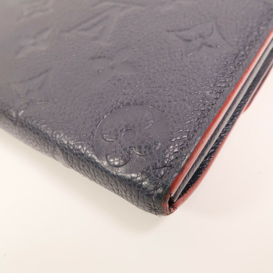LOUIS VUITTON Monogram Empreinte Sarah金扣長錢包-13