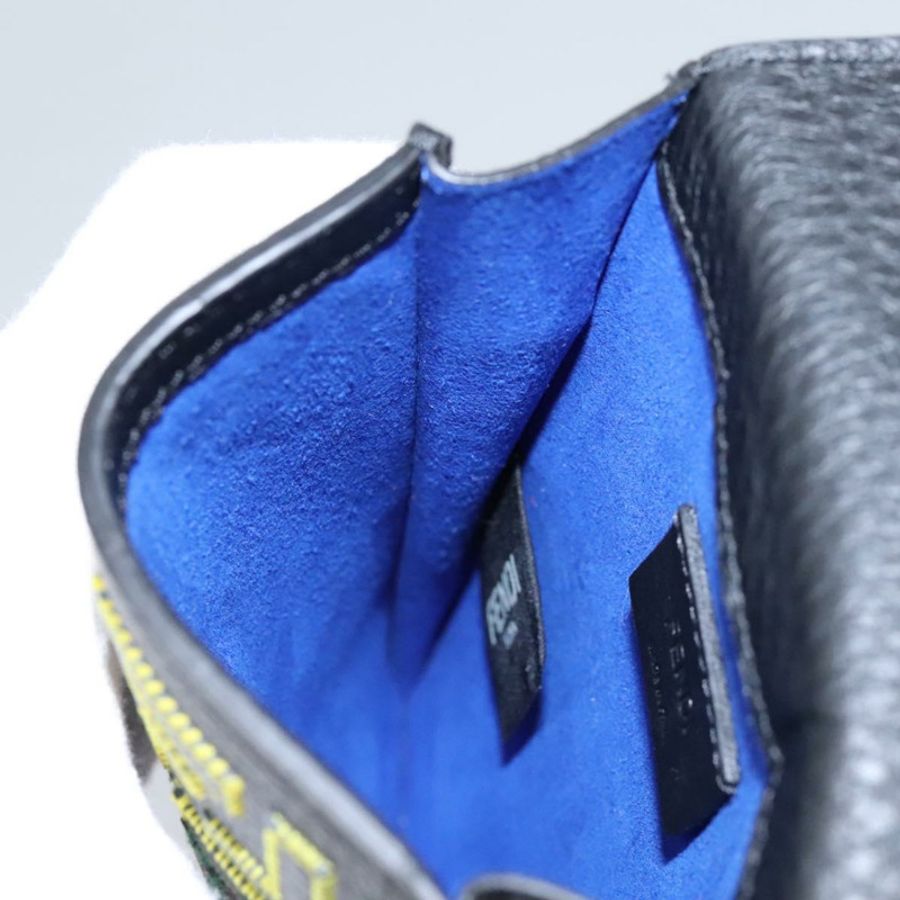 【日本直送】FENDI Zucca 帆布智慧型手機袋黑色正品 110673V-21
