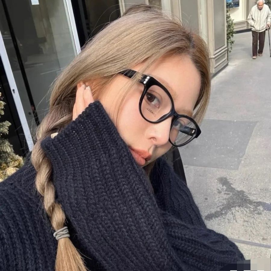 Chanel 珍珠平光眼鏡CH3440 全新全配-5