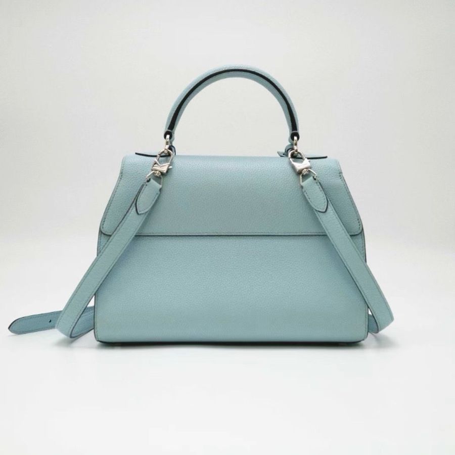 MOYNAT Rejane 手提包 BABY BLUE嬰兒藍 26*17*10 98新肩帶鑰匙塵袋-6