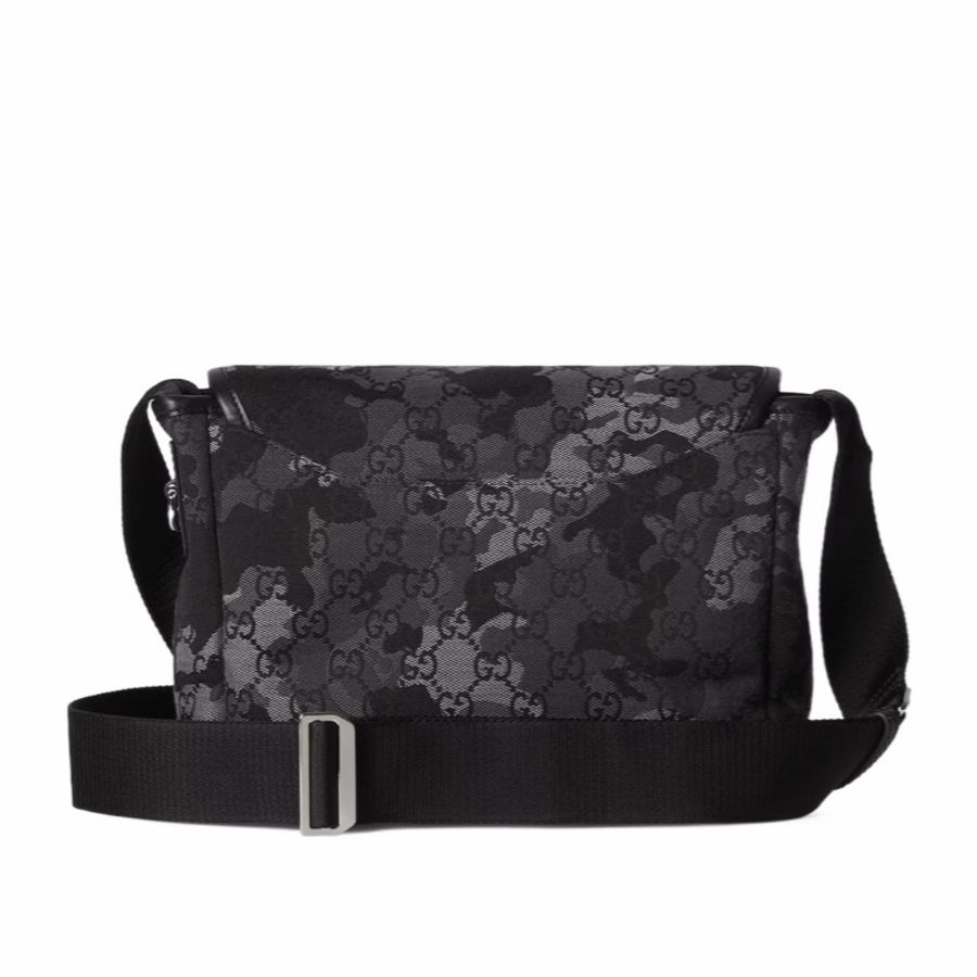 Gucci 男士 GG 小號斜挎包均碼碼小號、25cm*20cm*8.5cm-2