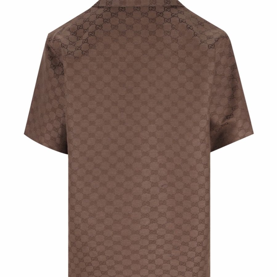 Gucci 男士 短袖襯衫IT-44 IT-46 IT-48 IT-50 IT-52 IT-54 IT-56 IT-58 IT-60碼-1