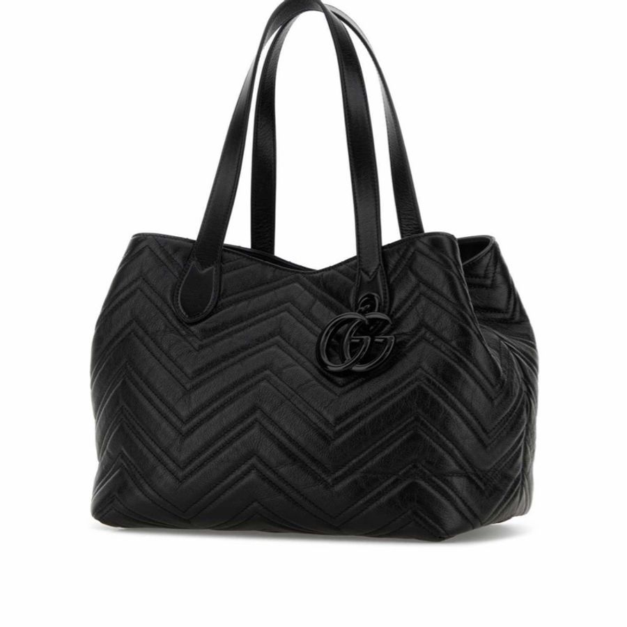 Gucci 女士 GG Marmont 中號單肩包均碼碼中號、30cm*18cm*23cm-3