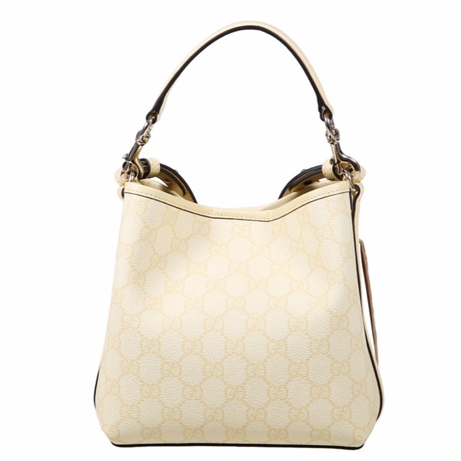 Gucci 女士 GG Emblem 小號水桶包均碼碼小號、19cm*11cm*18cm-0