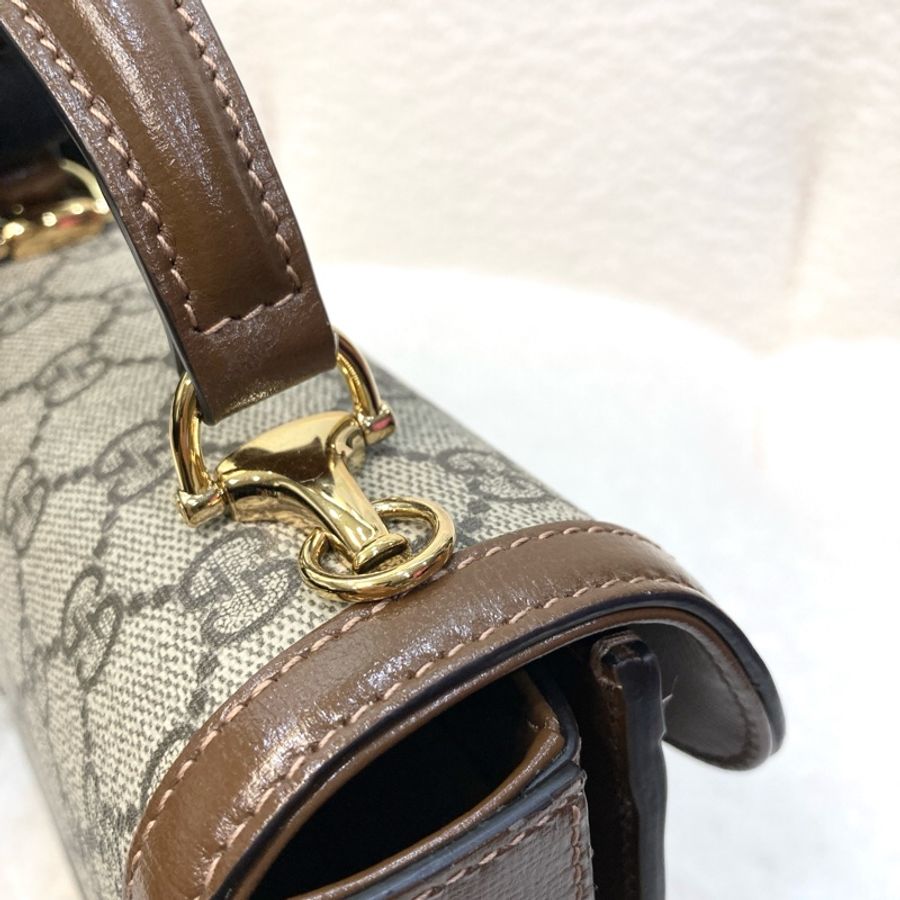 GUCCI原花1955手柄MINI斜背包781387-32