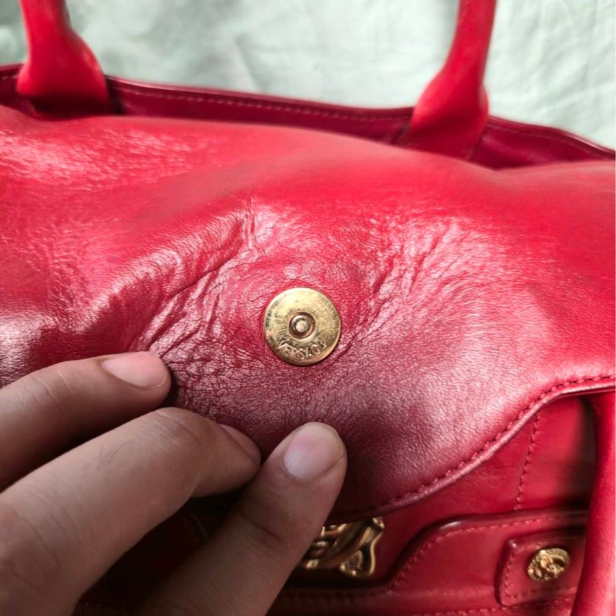 斷捨離急售!!VERSACE 凡賽斯 Palazzo 梅杜莎LOGO 2way 托特包-6