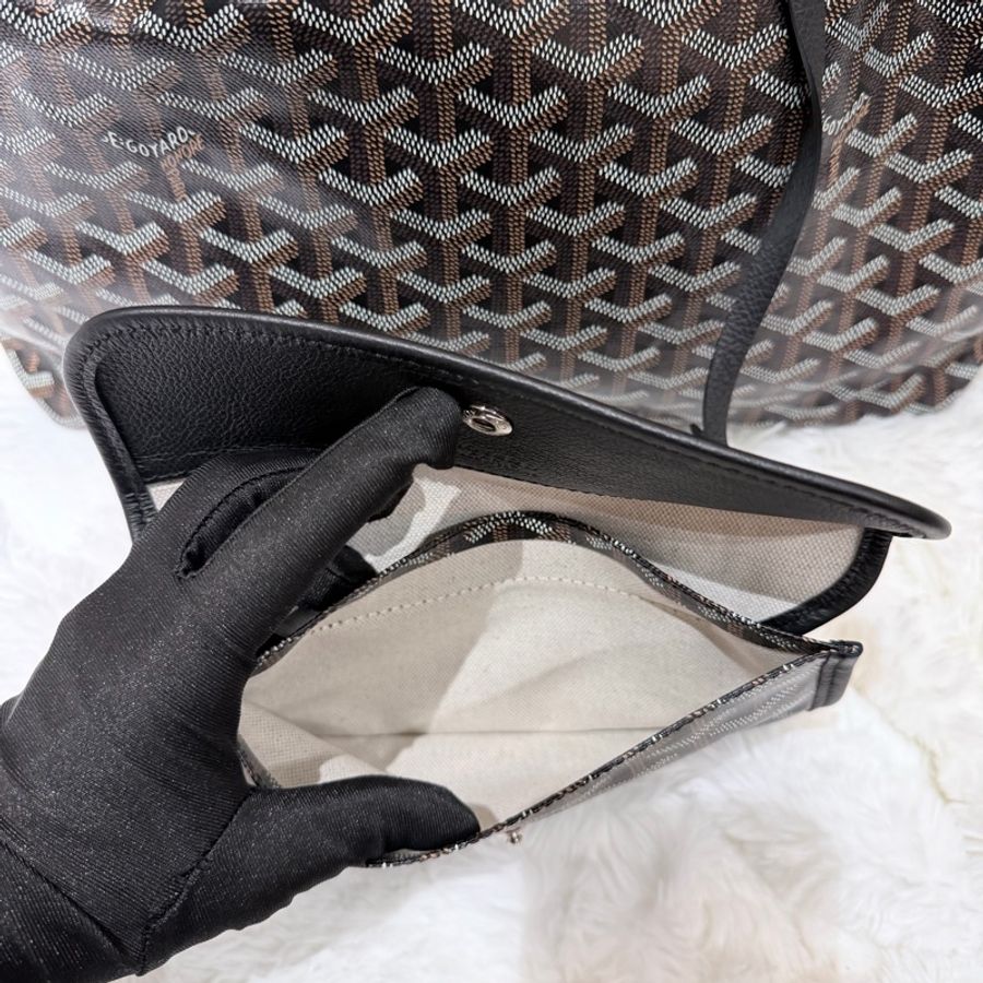 GOYARD TOTE PM黑金-6