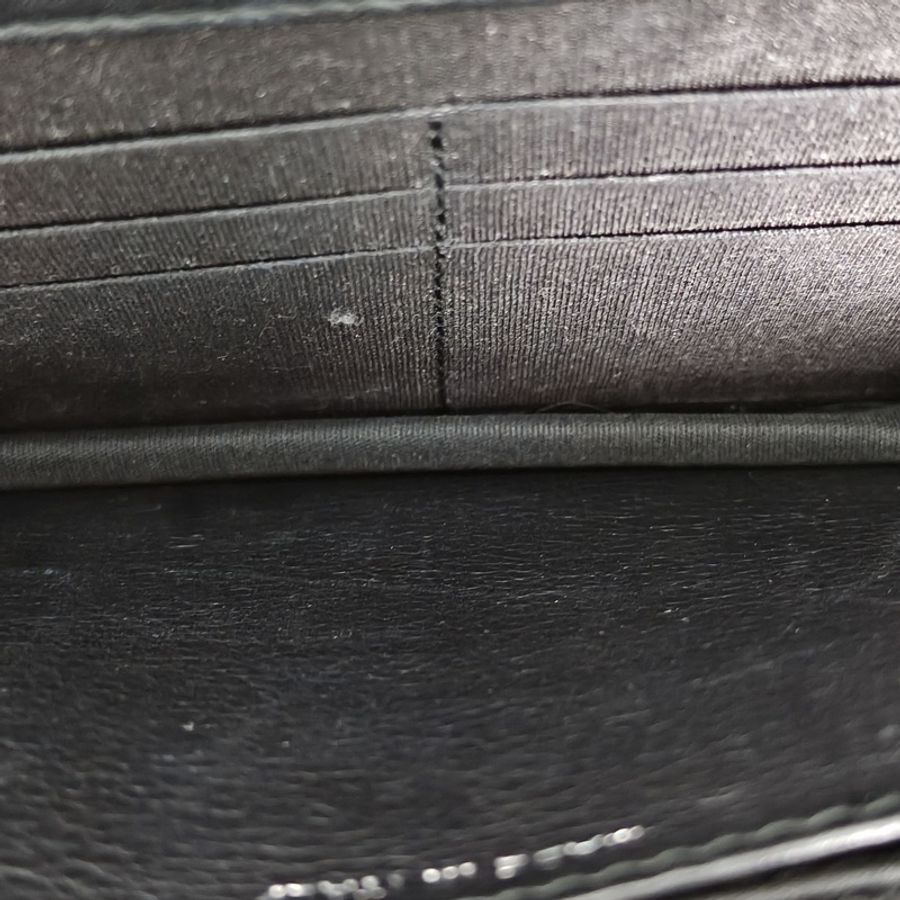 CHANEL CFWOC19cm黑色牛皮19開銀扣肩背包-5