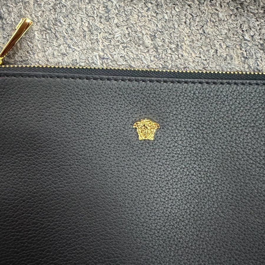 Versace 皮革手包 26x16cm-2