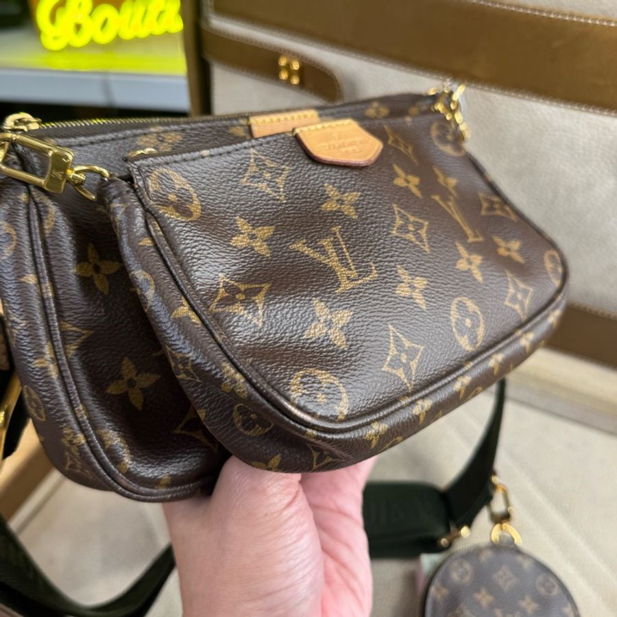Louis Vuitton 原花三合一麻將包🤎🩶好用夯款-3
