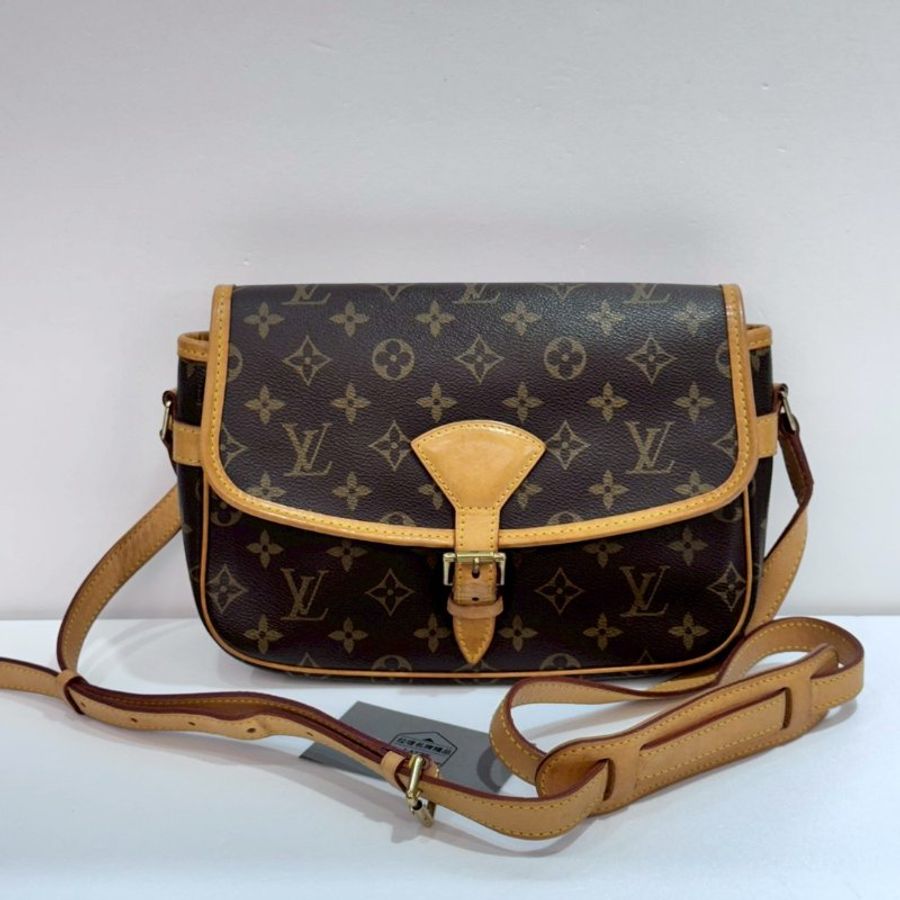 LV 斜背包/側背包/法棍包/馬鞍包 M42250 85成新-0