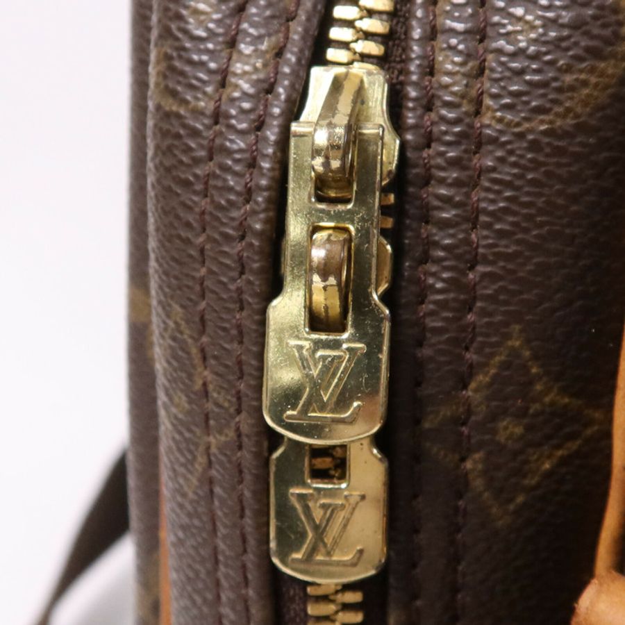 LOUIS VUITTON Monogram Reporter GM金扣肩背袋-20