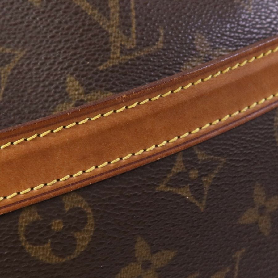 LOUIS VUITTON Monogram Reporter GM金扣肩背袋-22