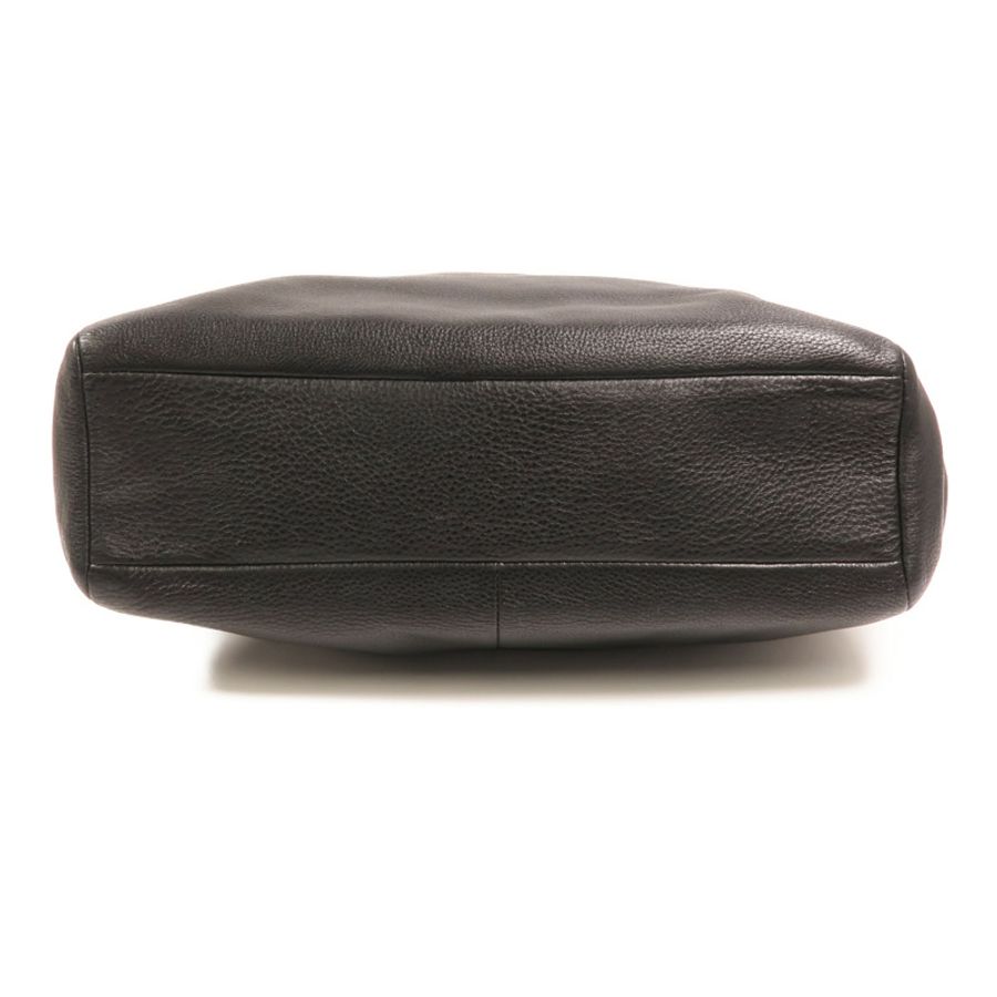 COACH 牛皮皮革Shoulder Bag金扣手挽肩背兩用袋-3