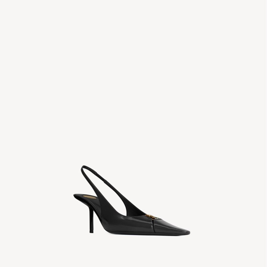 Saint Laurent 女士 BABYLONE BRETEUIL 露跟高跟鞋35 36 36.5 37 37.5 38 38.5 39 39.5 40 40.5 41 42碼跟高: 7.5cm-1