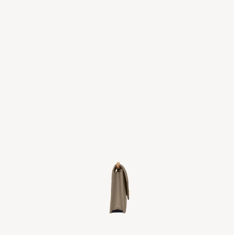 Saint Laurent 女士 CASSANDRE GRAIN DE POUDRE 皮革信封鏈條錢包均碼碼19cm*3.5cm*12.5cm-2