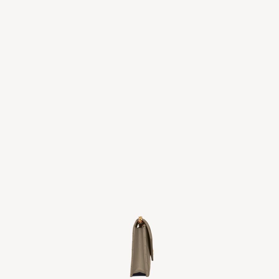Saint Laurent 女士 CASSANDRE GRAIN DE POUDRE 皮革信封鏈條錢包均碼碼19cm*3.5cm*12.5cm-3