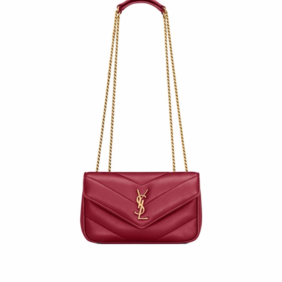Saint Laurent 女士 LOULOU MINI 單肩包均碼碼MINI、20cm*5cm*12cm-0