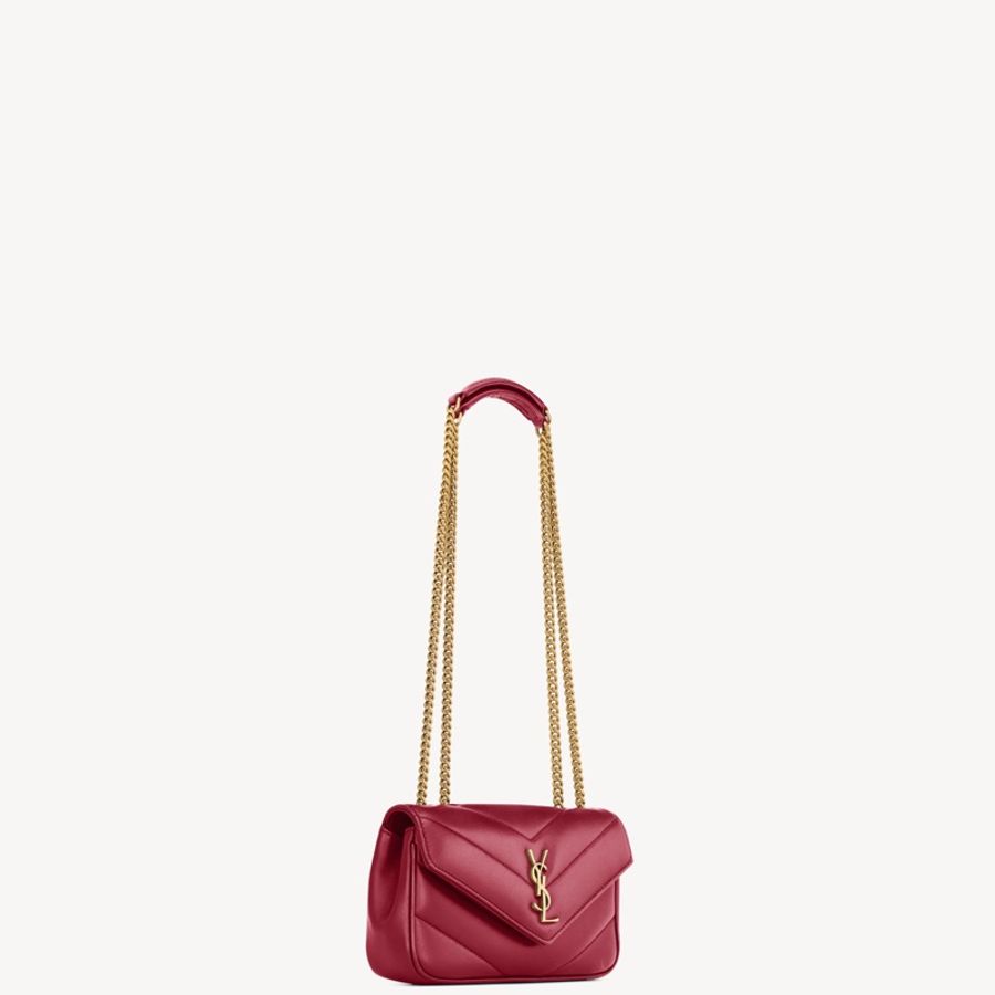 Saint Laurent 女士 LOULOU MINI 單肩包均碼碼MINI、20cm*5cm*12cm-4