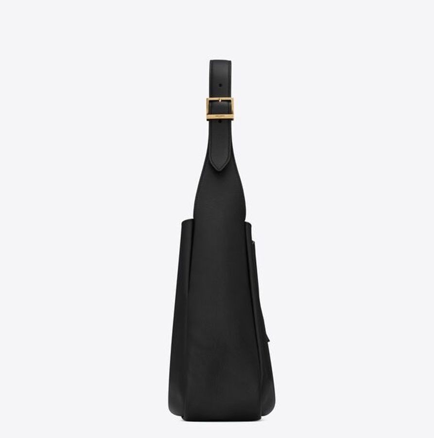 Saint Laurent 女士 小號 LE 5 À 7 柔軟小粒面皮革單肩包均碼碼小號、23cm*8.5cm*22cm-1