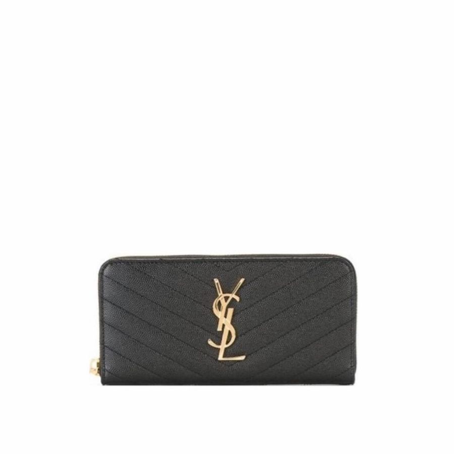 Saint Laurent 女士 Monogram拉鍊錢包均碼碼19cm*2cm*10cm-0