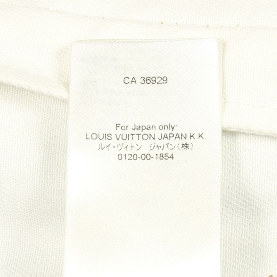 路易威登 LV 噴漆牛仔夾克 短款 #46 棉質 白色 綠色 二手 男款-3