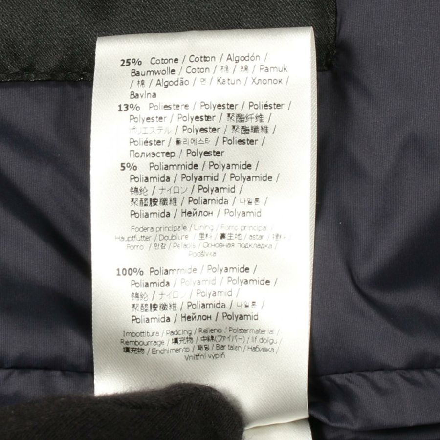 FENDI FF壓花襯衫外套 其他外套 FW1286AQMO 羊毛 尼龍 棉/聚酯纖維 海軍藍 二手 男款-5