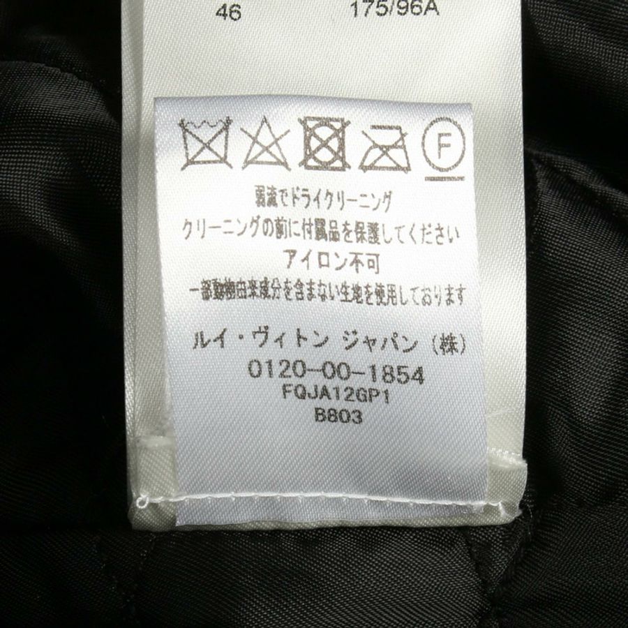 路易威登 Monogram Teddy Blouson RW241WW GP1 FQJA12 羊毛黑 #40 二手女款-4