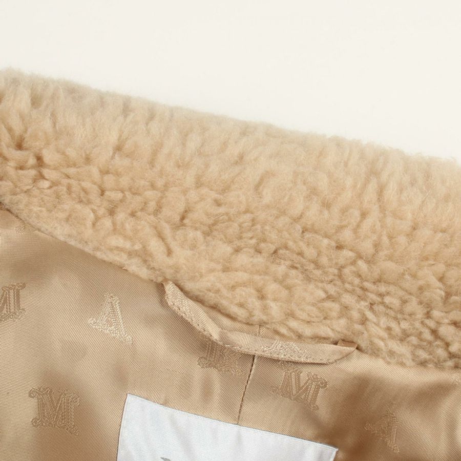 MAX MARA TEDDY 泰迪熊圖案 其他外套 駝色 米色 二手 女款-6