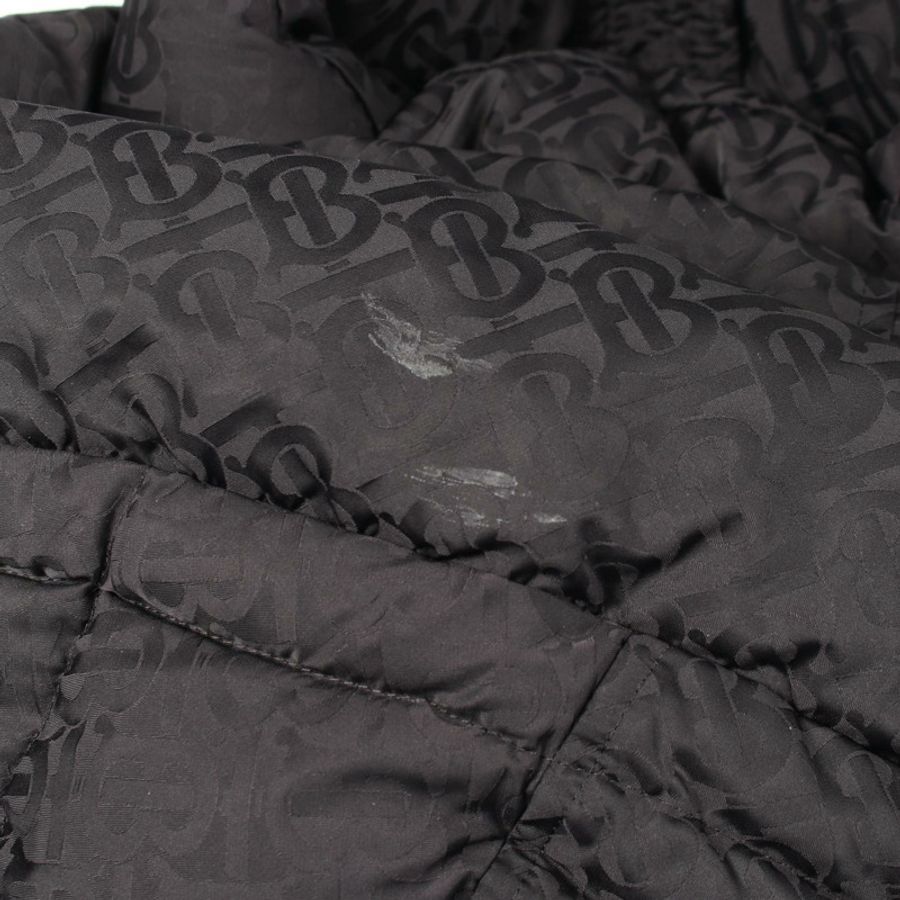 BURBERRY TBMonogram 羽絨外套 8019569 尼龍 黑色 #L 二手 女款-9