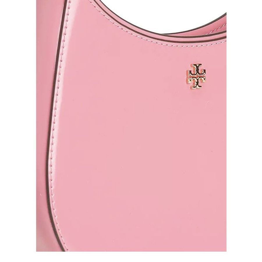 【TORY BURCH】Emerson 漆皮皮革肩背包-粉-3
