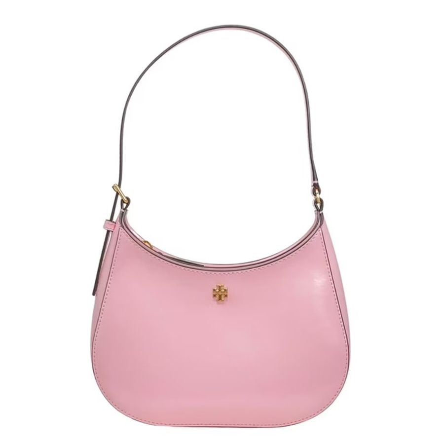 【TORY BURCH】Emerson 漆皮皮革肩背包-粉-4