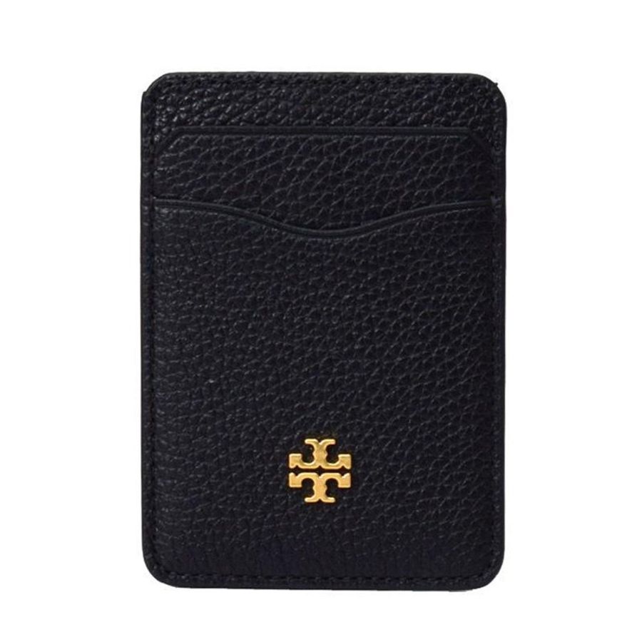 【TORY BURCH】真皮卡片夾-黑-0