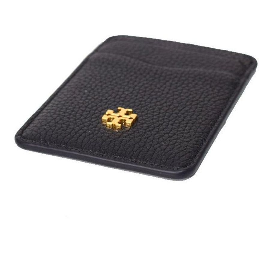 【TORY BURCH】真皮卡片夾-黑-3