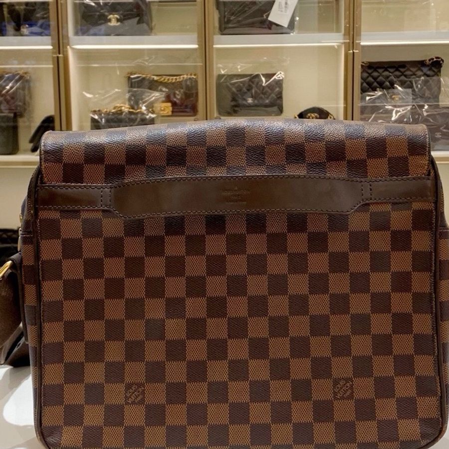 Louis Vuitton路易威登 棕棋盤格 男士郵差包 公文包 尺过32*25*8附件:無-6