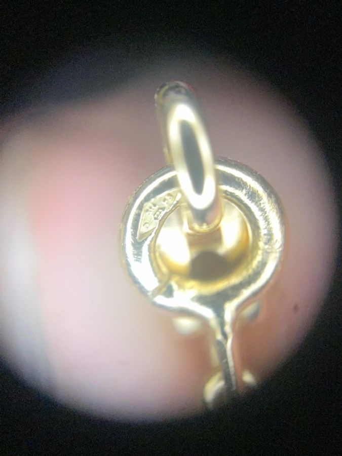 梵克雅寶VCA中號黃金鐳射中花項鍊-6