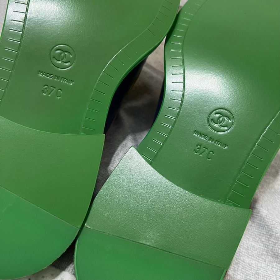 Chanel x Pharrell William聯名 Chanel Mules Pharrell Multi-Color-4