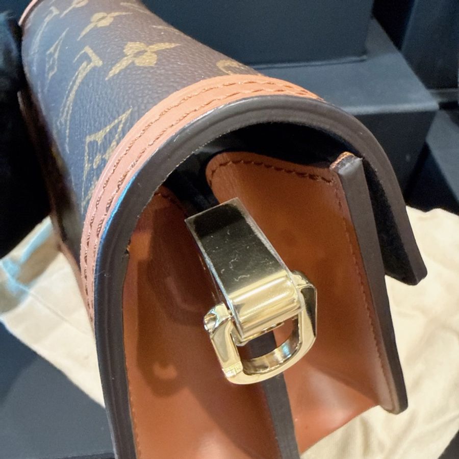 未拆膜✨Louis Vuitton✨Lv達芙尼Dauphine單肩包斜背包芯片款 小號-14