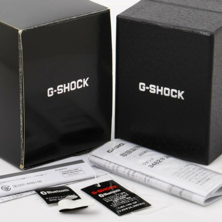 卡西歐 G-SHOCK GLIDE GBX100 系列黑色綠色樹脂/不鏽鋼男士數位手錶-6